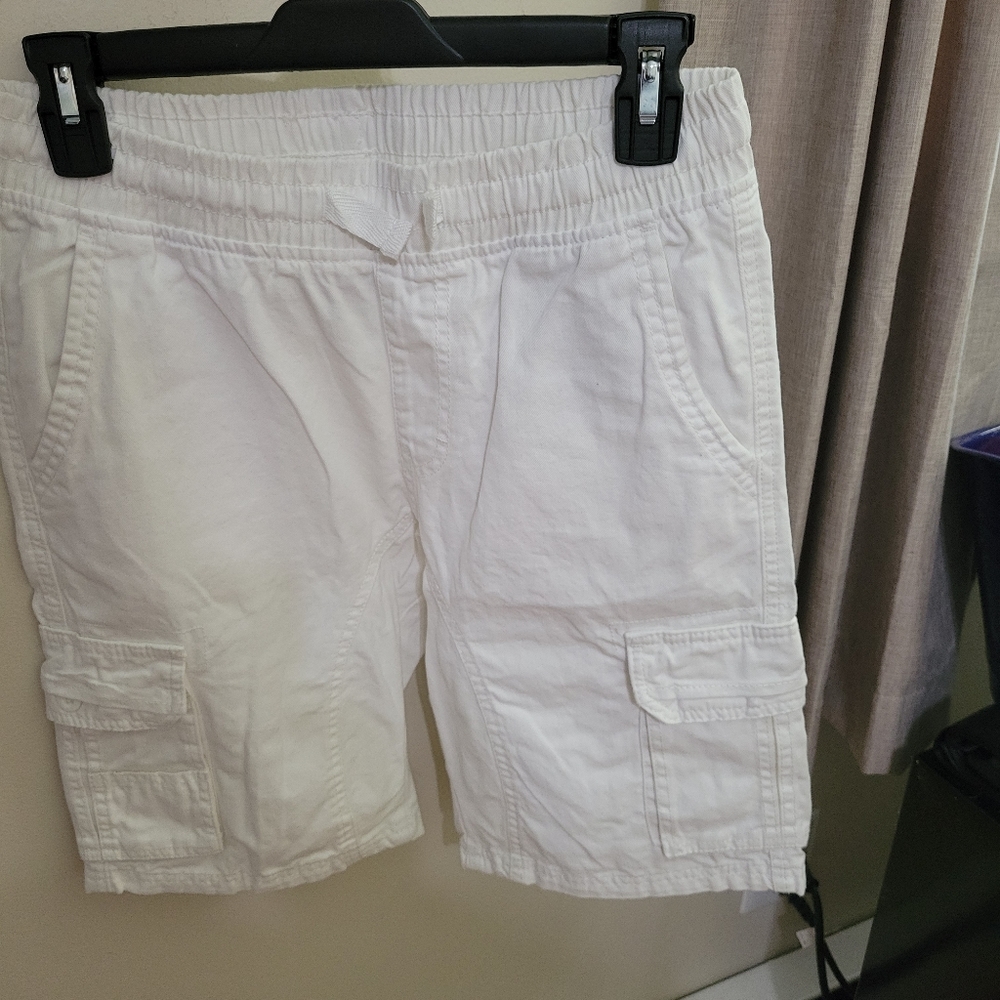 Boys Southpole Shorts,  White, size L (14-16)